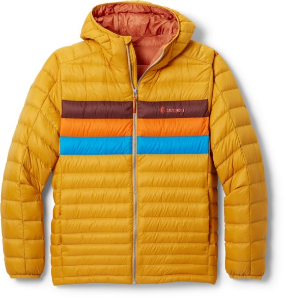 Chaqueta De Plumón Con Capucha Rei Co-op Cotopaxi Fuego Hombre Rayas ámbar