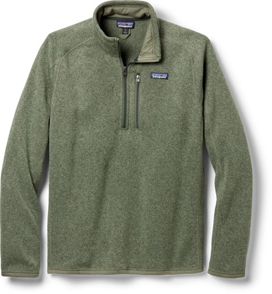 Rei Co-op Green Patagonia Better Sweater Jersey De Forro Polar Con Cremallera De Un Cuarto Hombre
