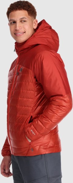 Rei Co-op Outdoor Research Helium Down Hoodie Hombres Arándano