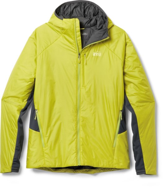 Sudadera Con Capucha Híbrida Con Aislamiento Flash Co-op Rei De óxido De Musgo Para Hombre