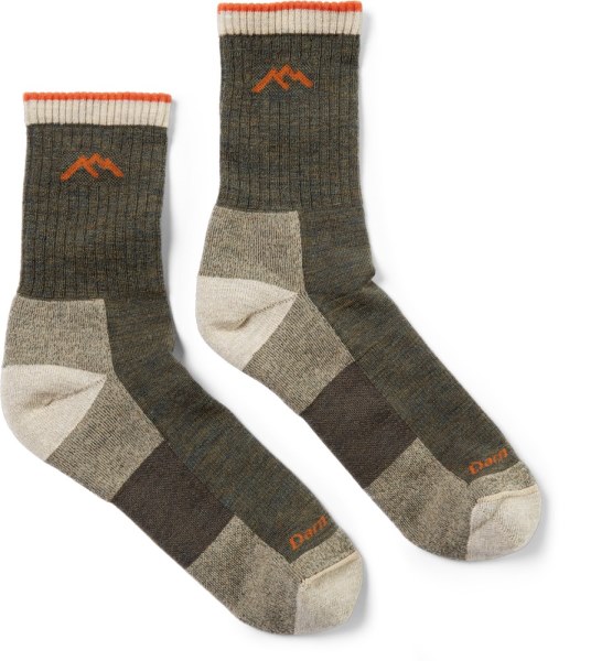 Calcetines Co-op Darn Tough Hiker Micro Crew De Rei Hombre Verde Oliva