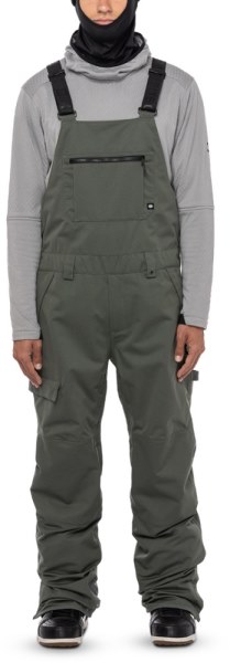 686 Hot Lap Insulated Bib Pantalones De Nieve Hombre Verde Rei Co-op