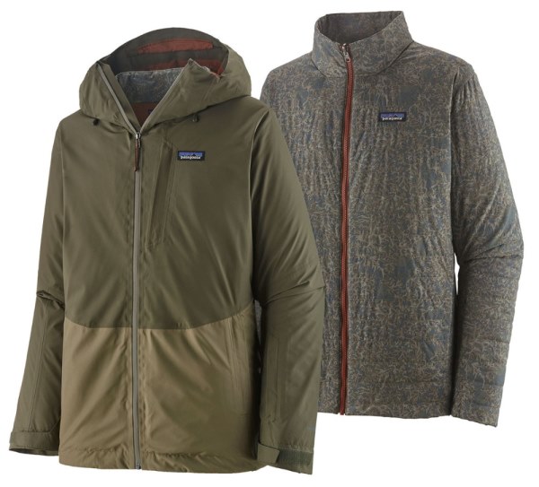 Rei Co-op Patagonia 3-in-1 Powder Town Chaqueta Hombre Verde