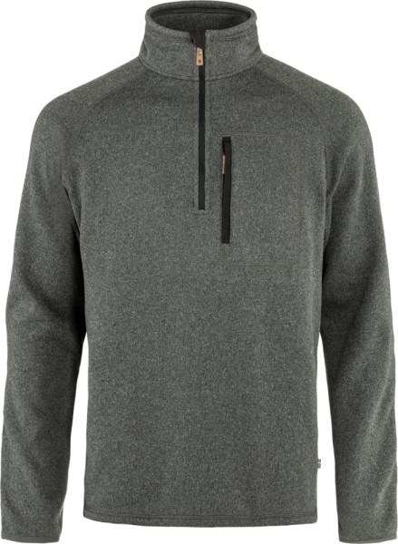 Fjallraven Ovik Jersey De Polar Con Media Cremallera Hombres Gris Rei Co-op