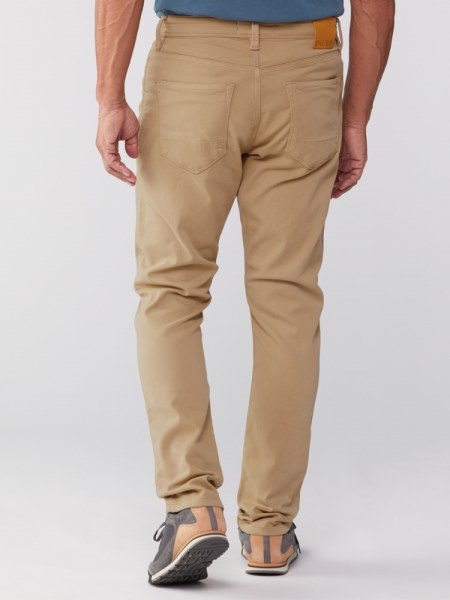 Desert Khaki Duer No Sweat Pantalones Cónicos De Ajuste Relajado Hombres Rei Co-op