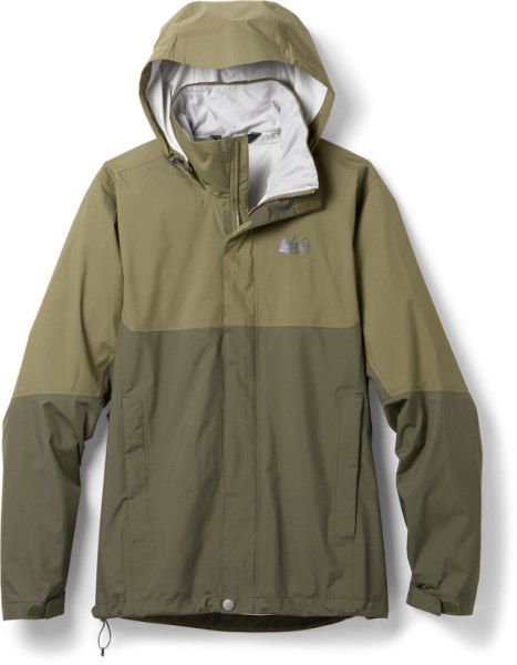 Chaqueta Impermeable Verde Rei Co-op Rainier Hombre