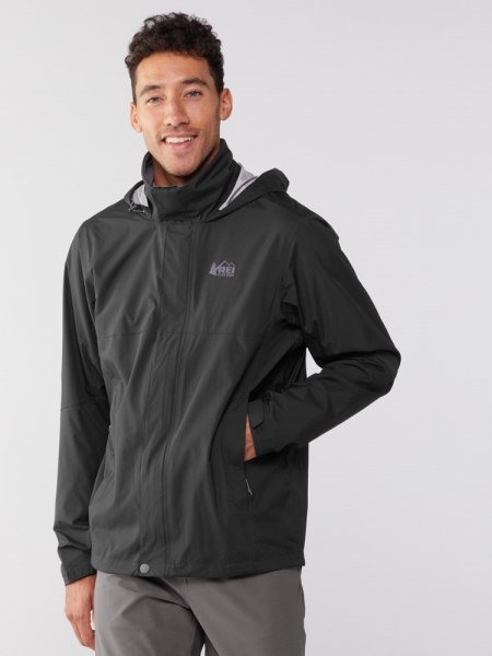Chubasquero Negro Rei Co-op Rainier Hombre