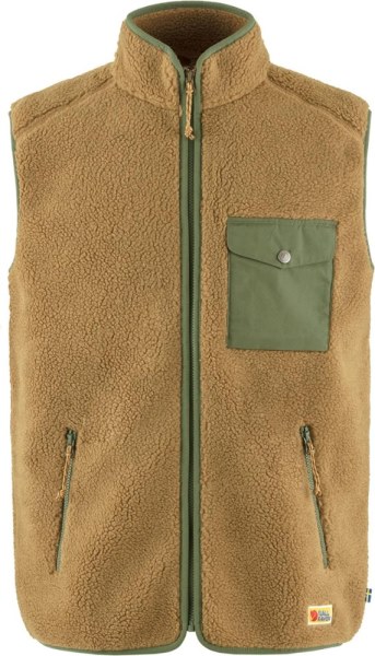 Fjallraven Vardag Pile Fleece Vest Hombres Marrón Rei Co-op