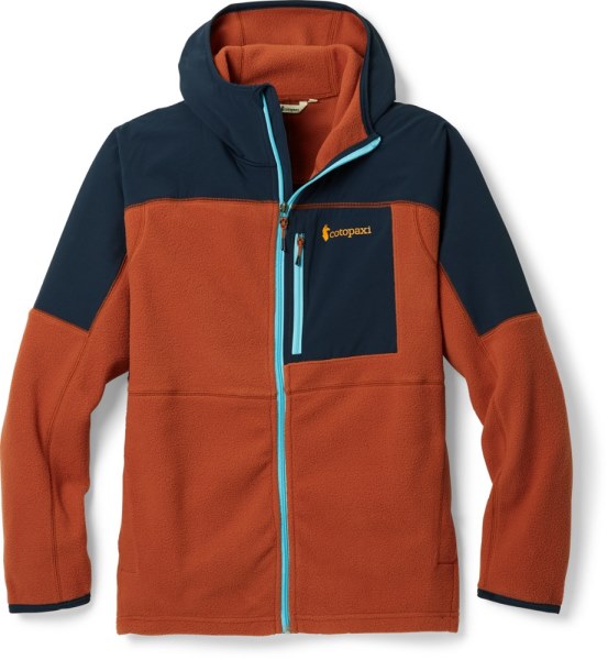 Cotopaxi Chaqueta Polar Con Capucha Y Cremallera Completa Abrazo Hombres Maritimo Especias Rei Co-op