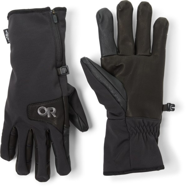 Rei Co-op Negro Outdoor Research Stormtracker Guantes Hombres