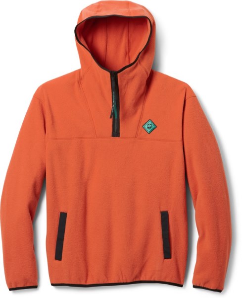 Papaya Outdoor Afro Rei Co-op Polar Sudadera Con Capucha Hombres