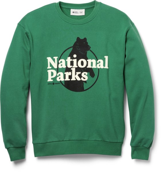 Sudadera Con Estampado De Parques Nacionales Del Proyecto Co-op Parks Green Rei