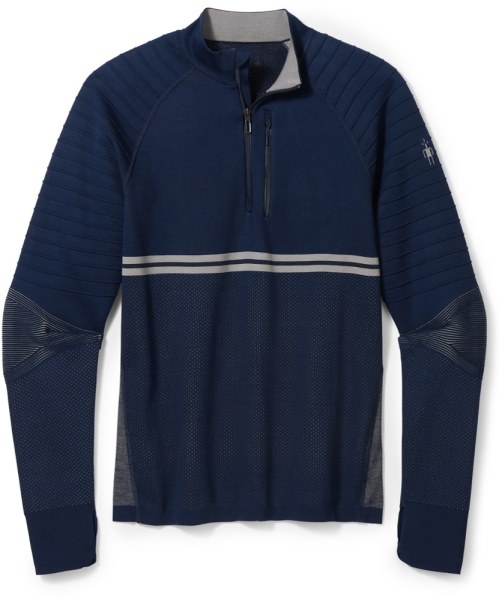 Smartwool Intraknit Merino Tech Jersey Con Cremallera De Un Cuarto Hombres Rei Co-op Navy