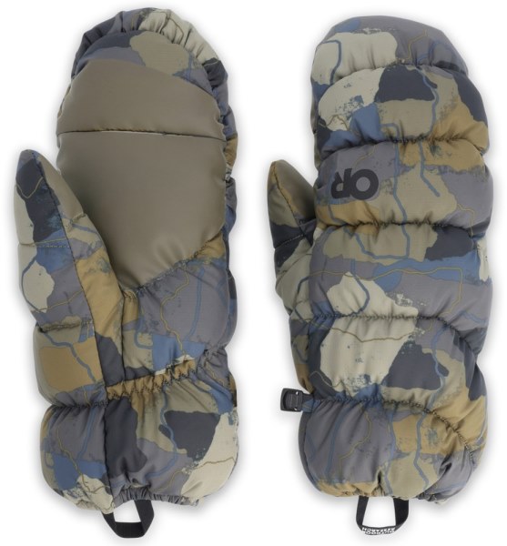 Loden Camo Rei Co-op Investigación Al Aire Libre Frente Frío Abajo Mitones