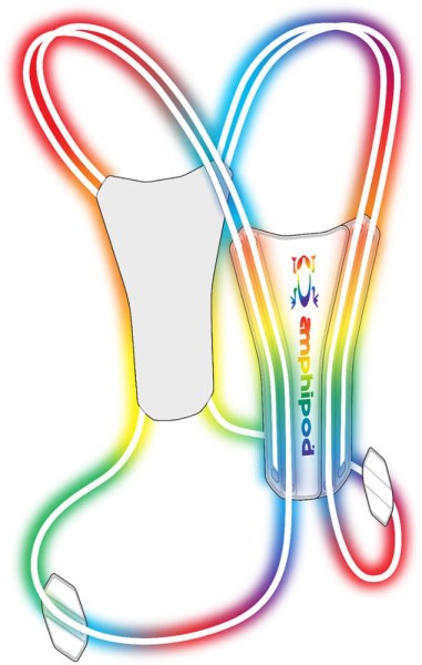 Amphipod Xinglet Optic Beam Lite Flashing Chaleco Reflectante Rei Co-op Rainbow