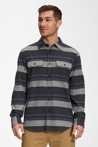 Camisa Gris De Franela De Rei Co-op The North Face Arroyo Hombre