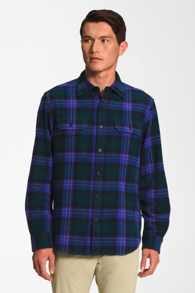 The North Face Arroyo Camisa De Franela Hombres Verde Rei Co-op