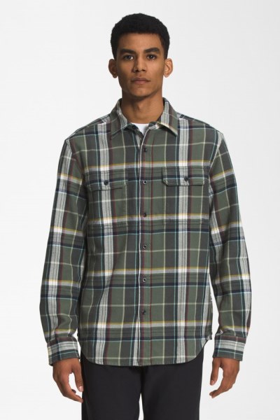 Rei Co-op The North Face Arroyo Camisa De Franela Hombres Tomillo Grande