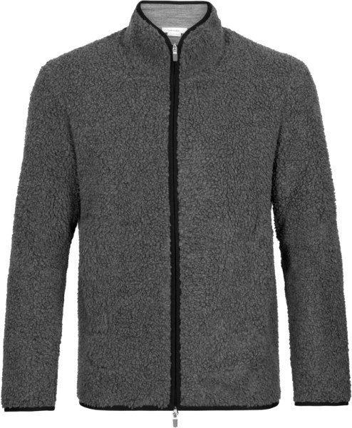 Negro Rei Co-op Icebreaker Chaqueta De Manga Larga De Pelo Largo Con Cremallera Real Fleece Hombre