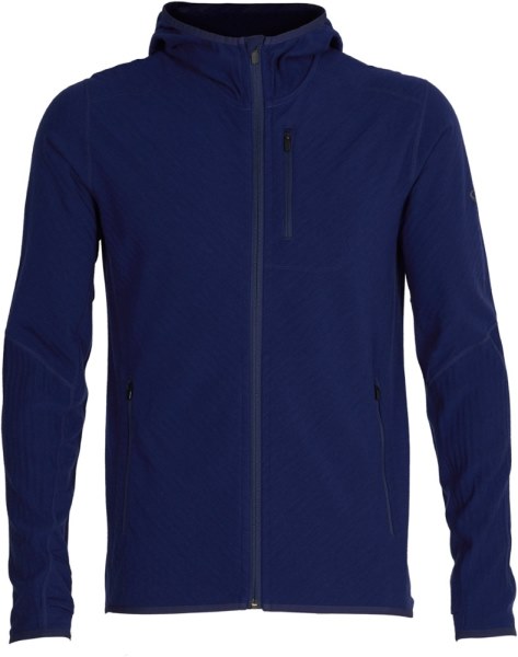 Rei Co-op Icebreaker Descender Sudadera Con Capucha De Manga Larga Y Cremallera Polar Hombres Azul Marino