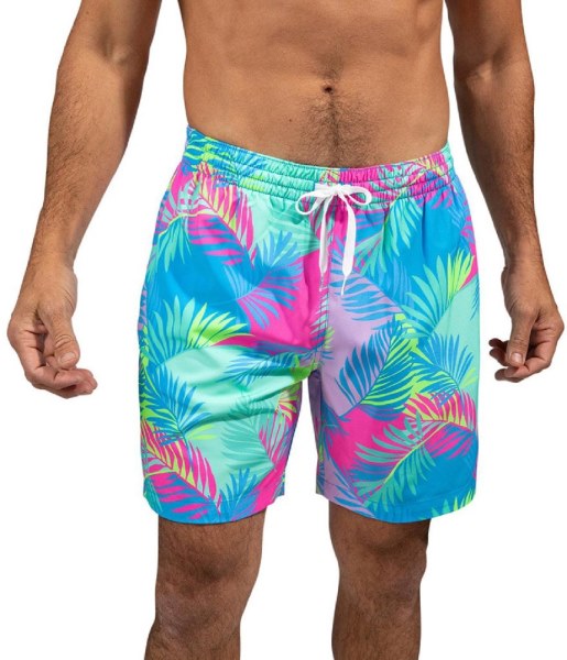 Palms Of Paradise Chubbies Stretch 7 Traje De Baño Con Forro Hombres Rei Co-op