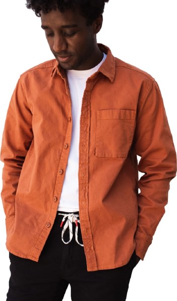 Topo Diseños Suciedad Camisa De Manga Larga Hombres Ladrillo Rei Co-op