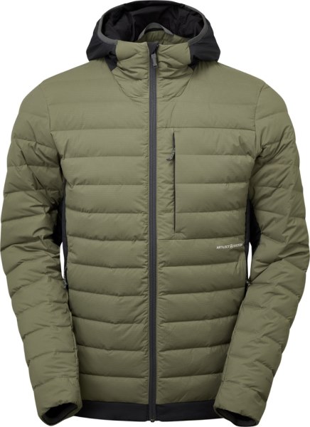 Artilect Divide Fusion Stretch Down Sudadera Con Capucha Hombres Negro Rei Co-op