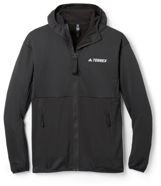 Adidas Terrex Tech Flooce Light Chaqueta De Senderismo Con Capucha Hombre Negro Co-op Rei