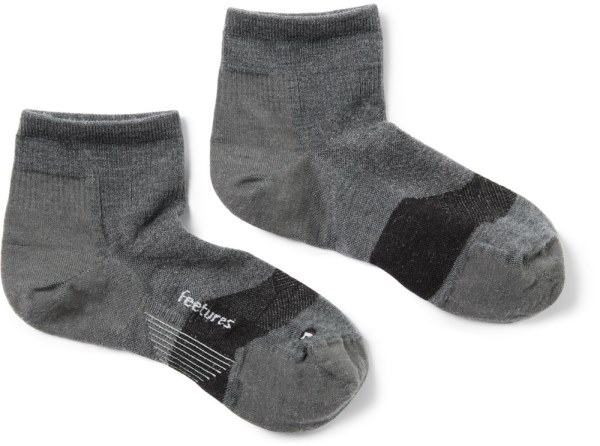 Calcetines Grises Rei Co-op Feetures Merino 10 Ultra Ligeros