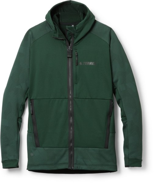 Adidas Terrex Tech Flooce Chaqueta Polar Con Capucha Hombre Rei Co-op Verde