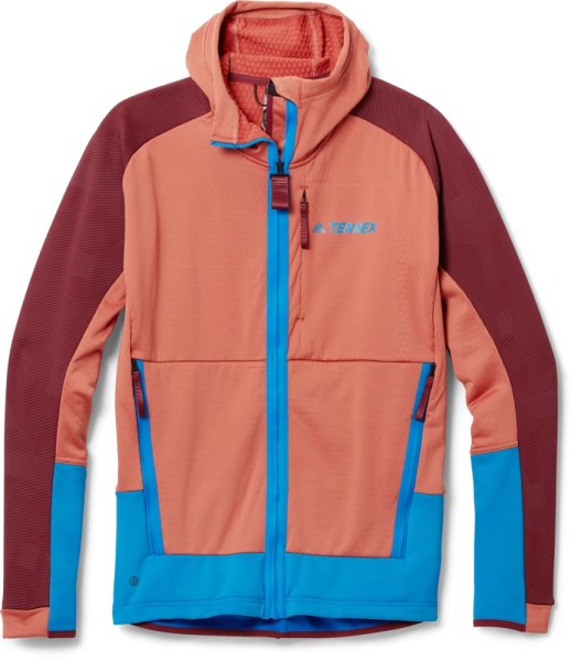 Chaqueta De Forro Polar Con Capucha Adidas Terrex Tech Flooce Hombre Magic Earth Rei Co-op