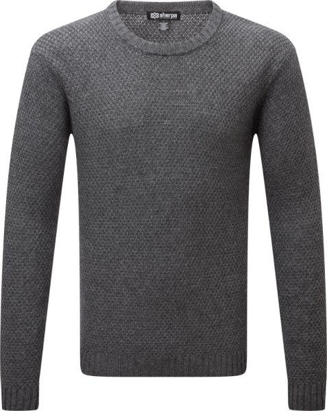 Gris Sherpa Equipo De Aventura Rajen Textura Tripulación Suéter Hombres Rei Co-op