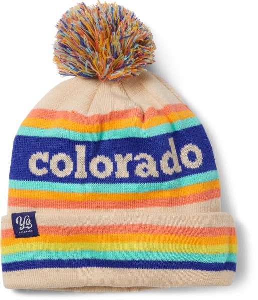 Crema Yocolorado Niji Mountain Pom Beanie Rei Co-op