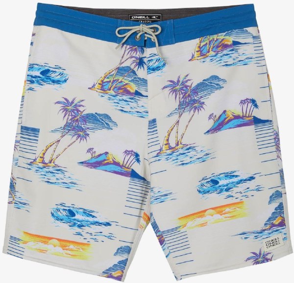 Crema Rei Co-op O'neill Scenic Lines Cruzer Boardshorts Hombres