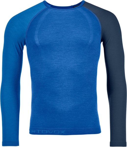 Camiseta Interior Ligera De Manga Larga Ortovox 120 Comp Hombre Rei Co-op Azul