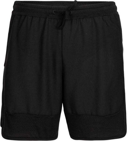 Negro Pantalones Cortos Rei Co-op Icebreaker Zoneknit Hombre
