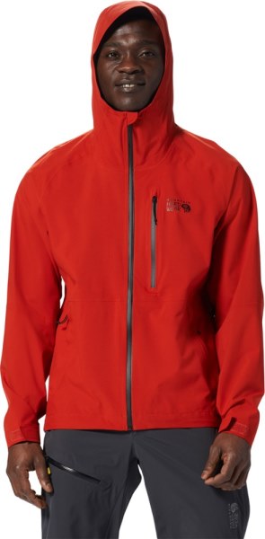 Mountain Hardwear Stretch Chaqueta Ozonic Hombres Rojo Rei Co-op