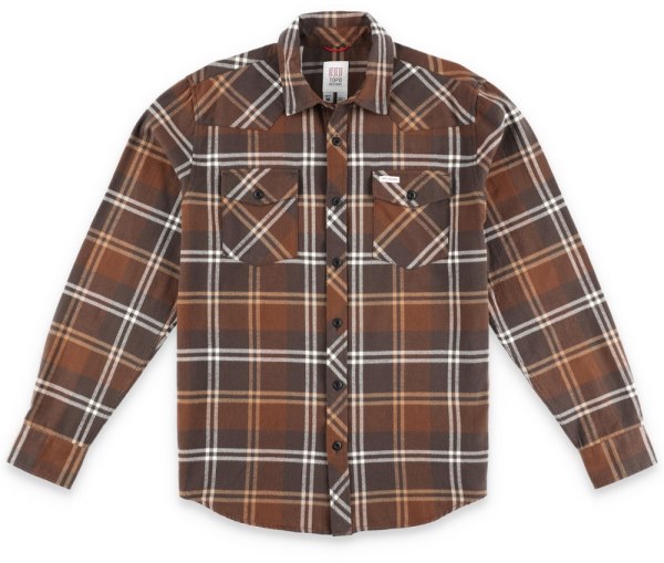 Earth-tan Plaid Rei Co-op Topo Diseños Plaid Montaña Camisa Hombres