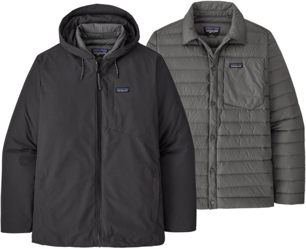 Rei Co-op Patagonia Downdrift Chaqueta 3 En 1 Hombres Ink Black