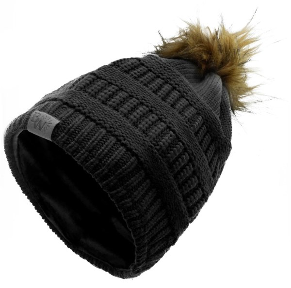 Gorro De Invierno Bellamente Cálido Con Forro De Satén Rei Co-op Black