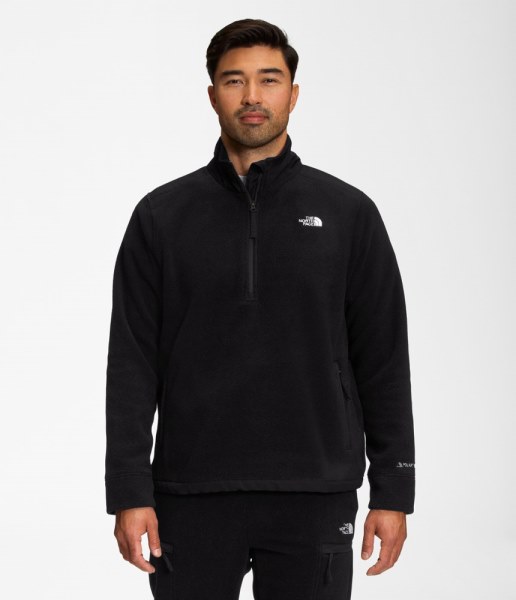 Rei Co-op The North Face Alpine Polartec 200 Jersey De Forro Polar Con Cremallera De Un Cuarto Hombres Negro
