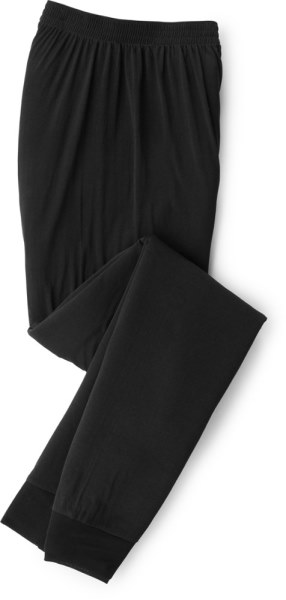 Calzoncillos Largos De Seda Negra Rei Co-op Para Hombre