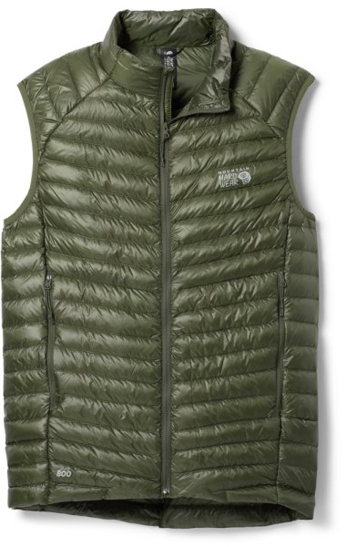 Montaña Hardwear Fantasma Susurrador/2 Abajo Chaleco Hombres Rei Co-op Verde
