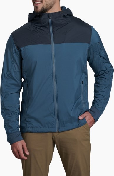 Azul Kuhl The One Sudadera Con Capucha Aislada Hombres Rei Co-op