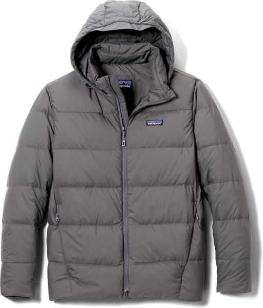 Rei Co-op Grey Patagonia Silent Down Jacket Hombres