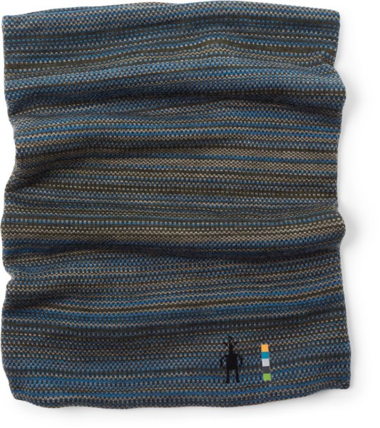Braga De Cuello Con Patrón Reversible Rei Co-op Blue Smartwool Merino 250
