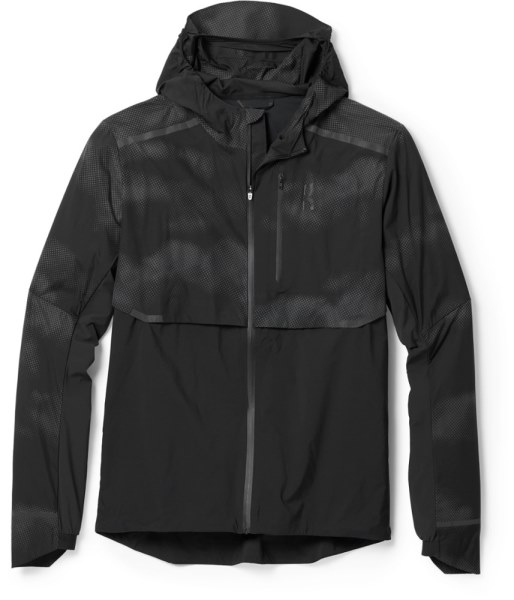 Negro Chaqueta De Running Rei Co-op On Weather Lumos Hombre