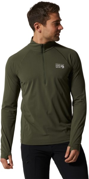 Camisa Con Media Cremallera Rei Co-op Mountain Hardwear Mountain Stretch Hombre Verde