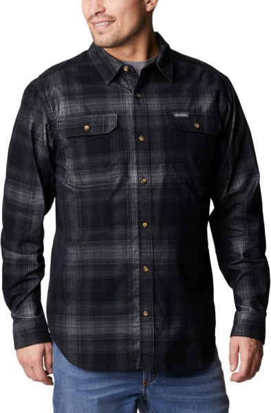 Rei Co-op Columbia Flare Gun Utility Camisa De Manga Larga Hombres Negro
