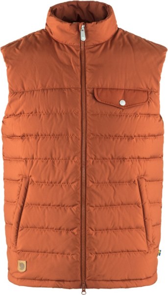 Fjallraven Greenland Down Liner Chaleco Hombres Rei Co-op Autumn Leaf